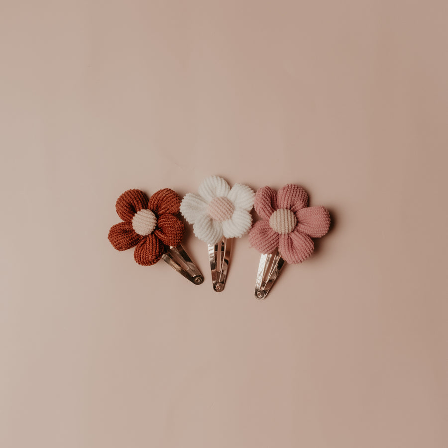 Gänseblümchen-Haarspangen-Set