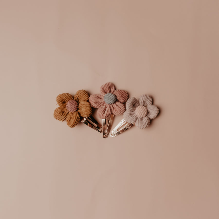 Gänseblümchen-Haarspangen-Set